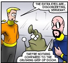 The googly eyes! They do nothing! 