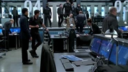 Bullpen area of the Detective and Investigation division, Delta Section