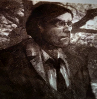 Obed in un fotomontaggio assieme a Mary Cedrac