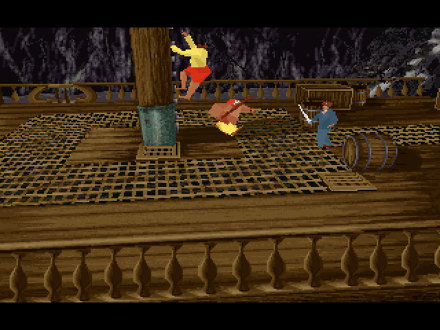 Mister Eye fugge sull'albero maestro