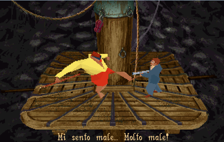 Mister Eye sull'albero maestro