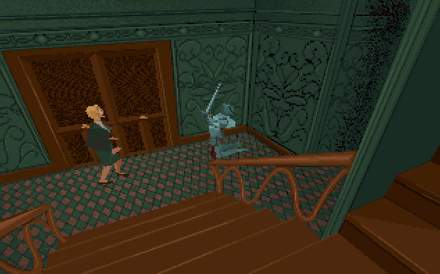 Lo spettro dell'armatura sconfitto da Emily