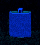 Blue flask