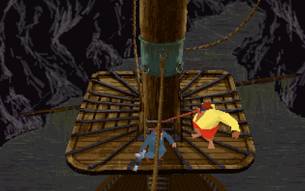 Mister Eye sull'albero maestro