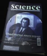 Obed en una revista de ciencias