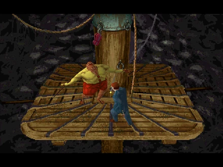 Mister Eye sull'albero maestro