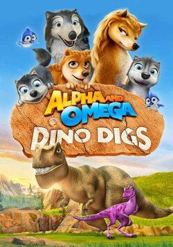 Alpha and Omega 3 The Great Wolf Games dvd label - DVD Covers