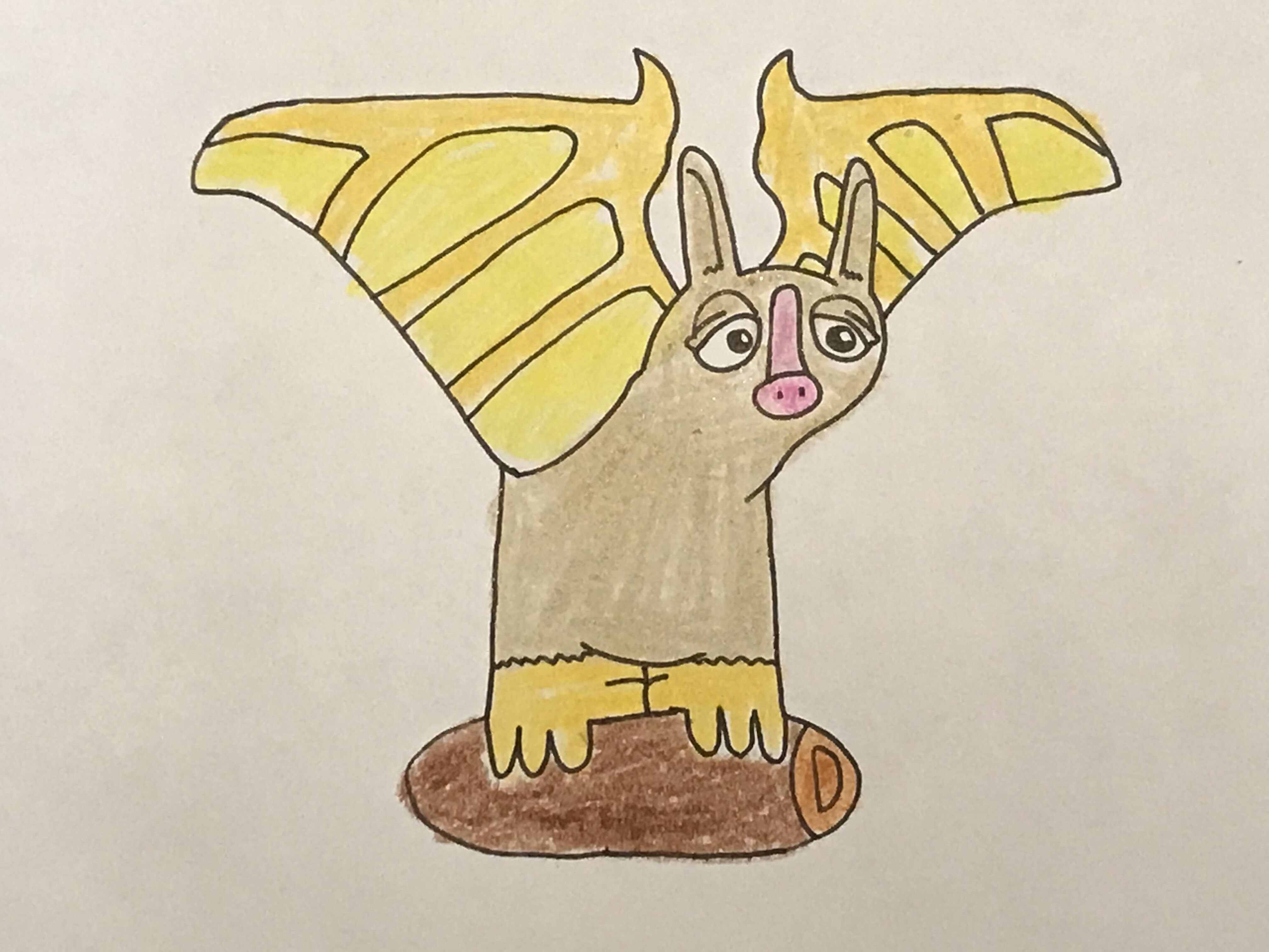 yellow winged bat