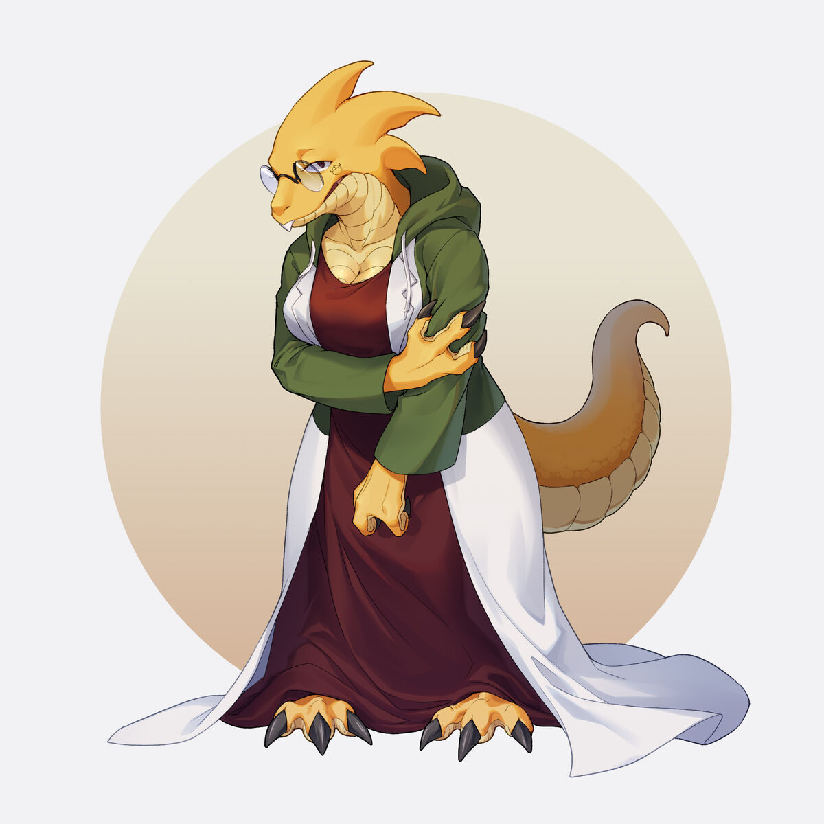 Reincarnationtale Alphys  Art reference by 2KRAFDJEXL37 -- Fur Affinity  [dot] net