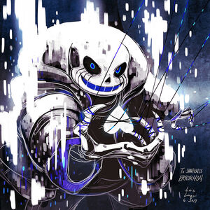 Error404 Sans Alphatale Wiki Fandom In their au, they both wore jackets with numbers so that the others could tell who is alpha!tale sans and who is. error404 sans alphatale wiki fandom