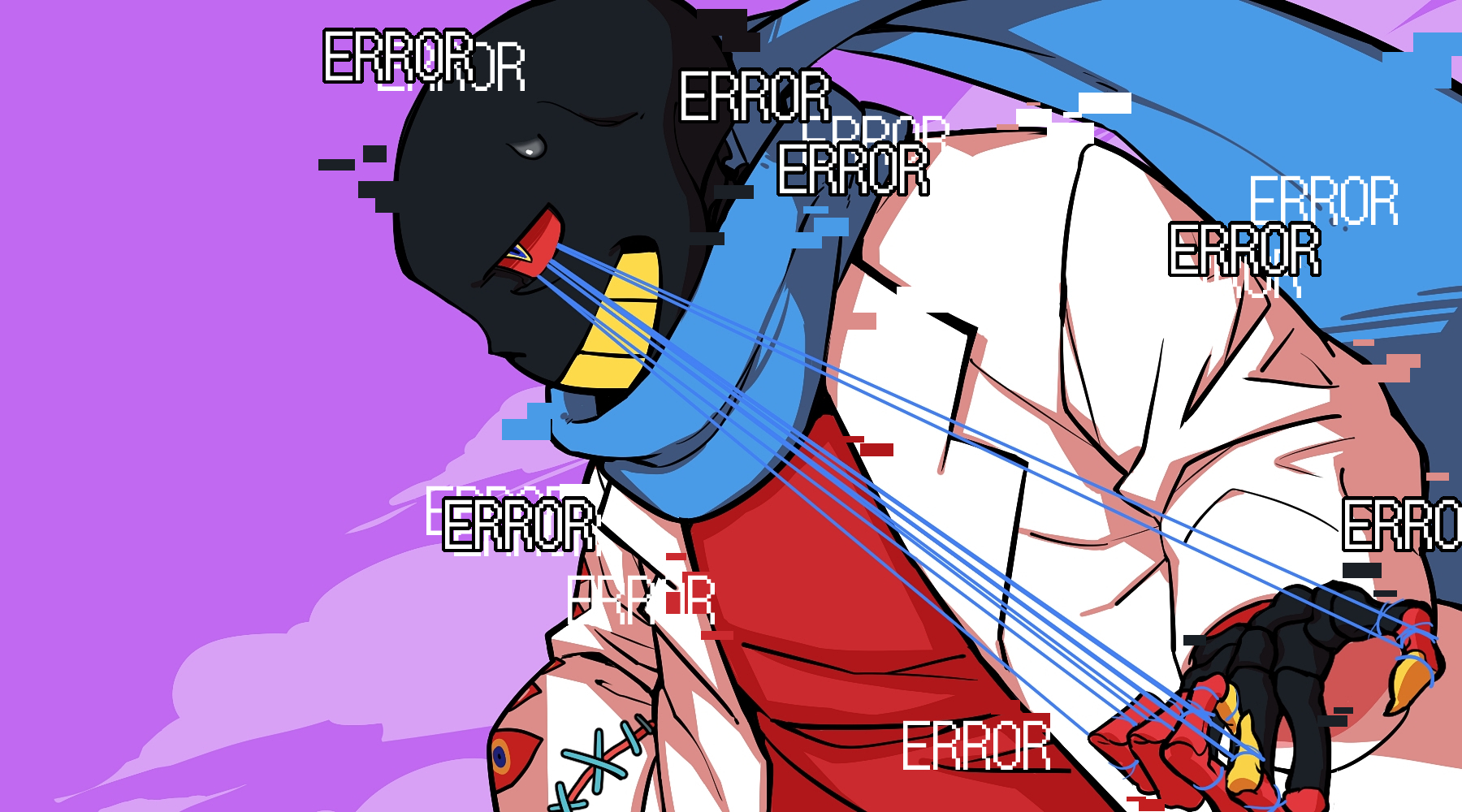 Sans au react Error 404! sans vs wiki! sans (read description