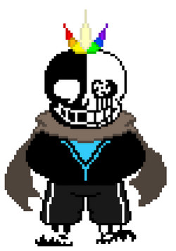 Sans Pixel art - Desenho de kingmaster130 - Gartic