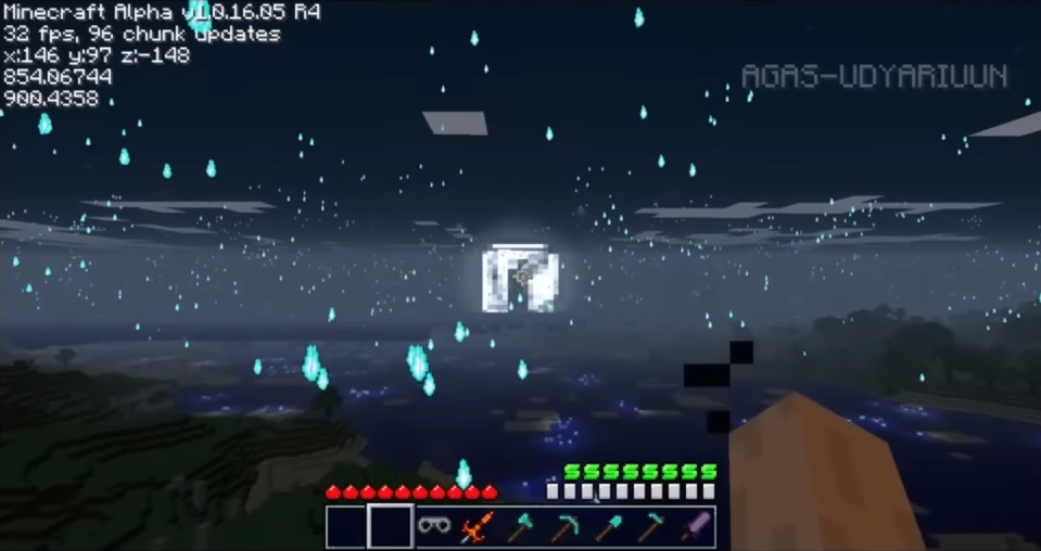 Minecraft Alpha Version 1.0.16.5 Iceberg