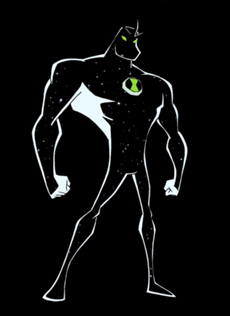 Omnicoid Void: Alien X with 11 Omnitrix symbols