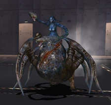 Chimera's second form. Now resembling a monster from the 1985 The Adventures of Hercules movie, with a blue-ish skin, hair and hands being made out of snakes, and a scorpion tail. Her snake hands have ice abilities.