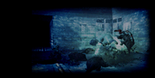 Menu background when Elevator of Doom is selected showing Block A.