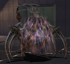 Chimera's final form. Now with a white-ish skin, and a shield that can only be disabled by Dragon. She also sends the snakes from her head to attack.