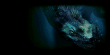 Menu background showing Merman.