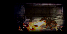Menu background showing Block D.