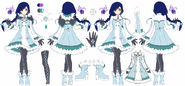 Winter outfit reference sheet