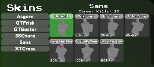 Epic Sans ( remake ) Minecraft Skin