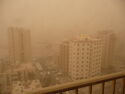Sand storm in Salmiya, Kuwait
