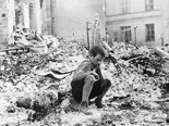 Polish kid in the ruins of Warsaw September 1939