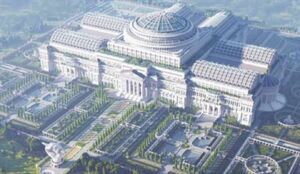 People's Palace with garden, day
