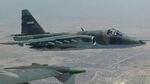 Iraqi Air Force Sukhoi Su-25 bomb ISIS forces near Mosul in 2021.