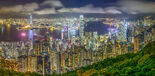 Hong Kong Skyline viewed from Victoria Peak 2