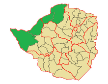 Location of Rhodesia