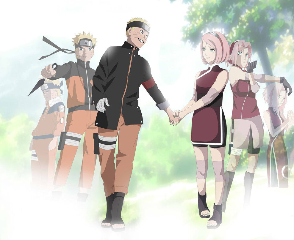 19 Naruto and Sakura  Narusaku, Naruto shippuden anime, Anime naruto