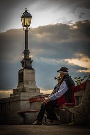 Elderly-bench