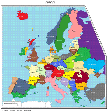 De Drie Tijden, Europa in 1957 staatkundig