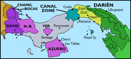 Major communities of Panama as of 2008