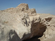 The old fort near the settlement of Shisr, said to be a remnant of Ubar.