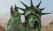 Statue of decadenc