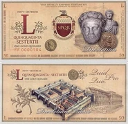 50 сестерциев Римской Империи