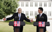 Anders Fogh Rasmussen with John McCain