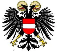 Der Bundesadler im Ständestaat durch den Reichsadler des HRR inspiriert 1937 - 1955