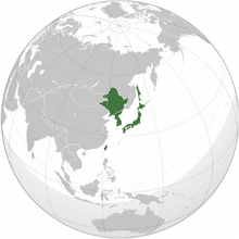 Location of Empire of Greater Japan