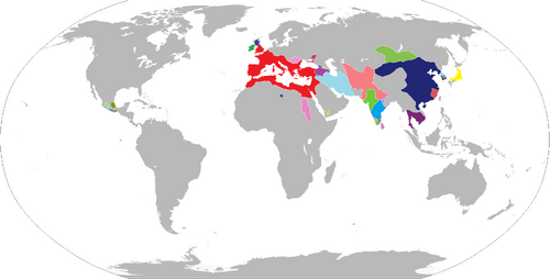 114 AD World Map