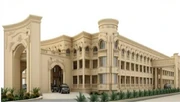 La President House, residencia oficial del presidente de la República del Nilo.