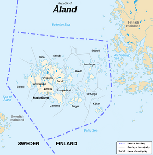 Aaland map