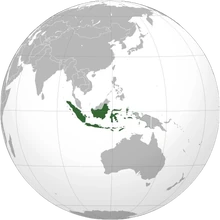 Localización de Indonesia
