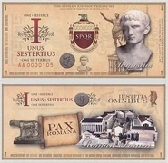 1 сестерций Римской Империи