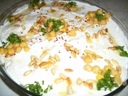 Un Fatteh libanés un plato popular en países como Egipto, Siria, Palestina, Jordania y Líbano.