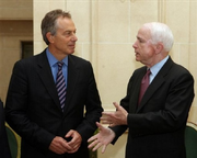 President McCain with Tony Blair