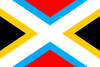 Russian ambitricolor saltire
