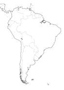 Südamerika Gegenwart unbeschriftet